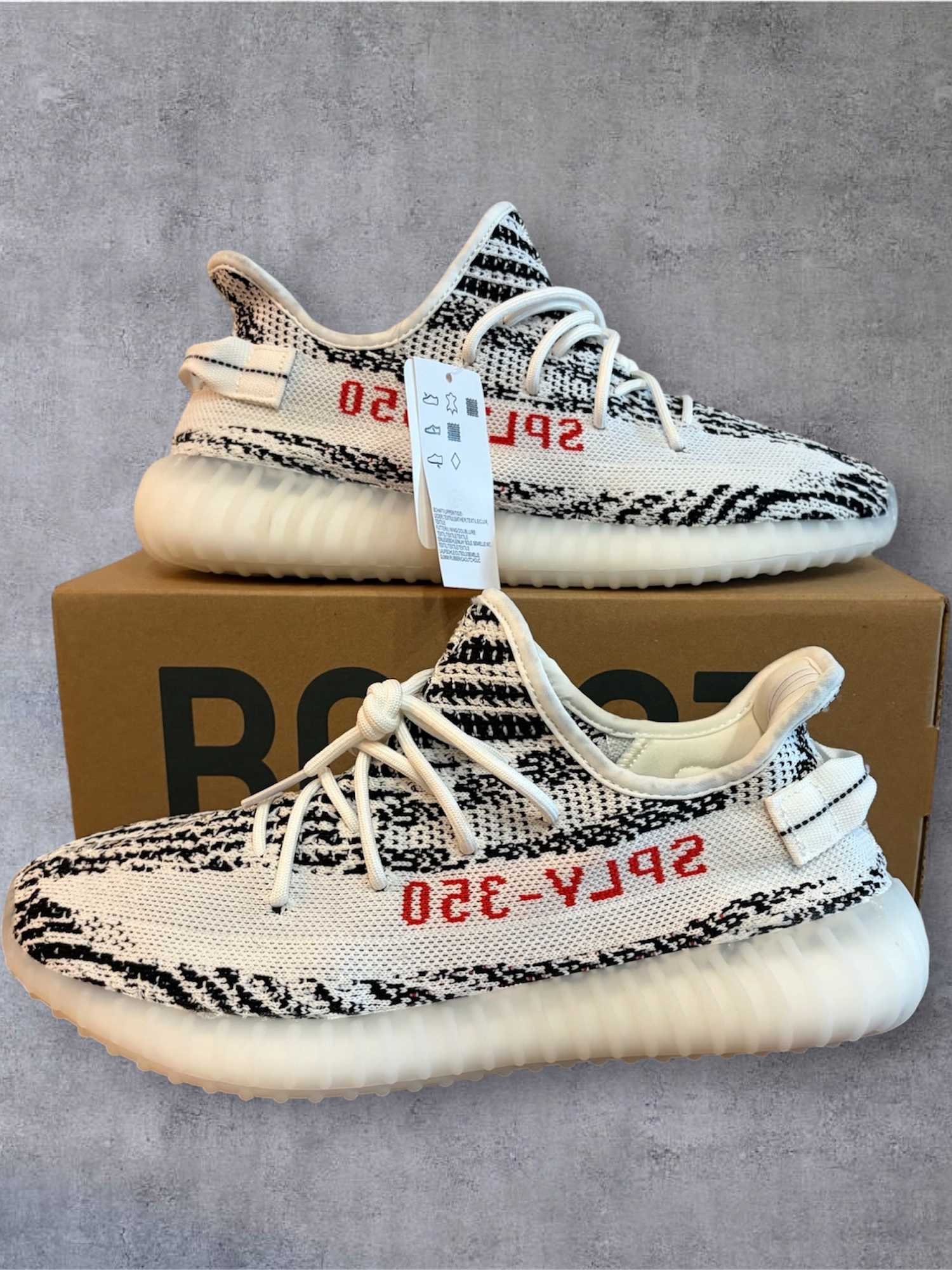 Adidas Yeezy Boost 350 V2 "Zebra" - Size 12